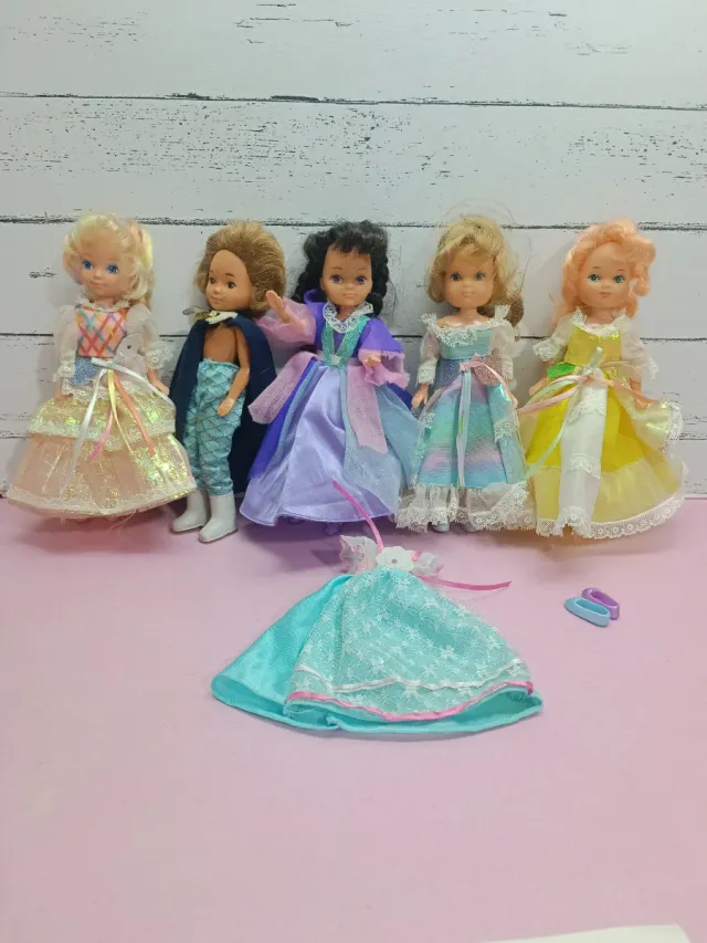 Lote 5 Muñecas Lady Tirabuzones