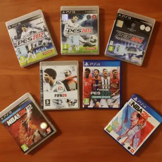 Lote Juegos PS3 y PS4: FIFA, PES, NBA