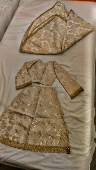 Terno y Manto Virgen 60-70 cm