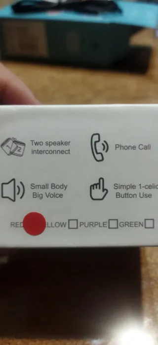 Altavoz Bluetooth Rojo