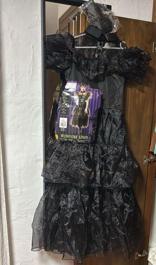 Disfraz Miércoles Addams Talla Única