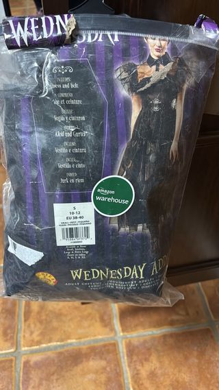 Disfraz Miércoles Addams Talla Única