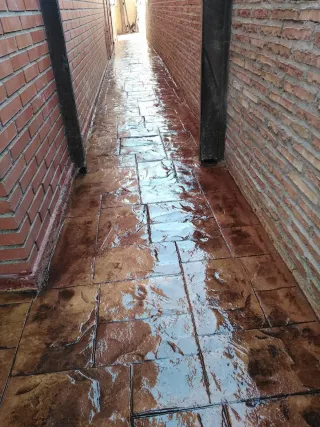 Hormigón impreso y vertical