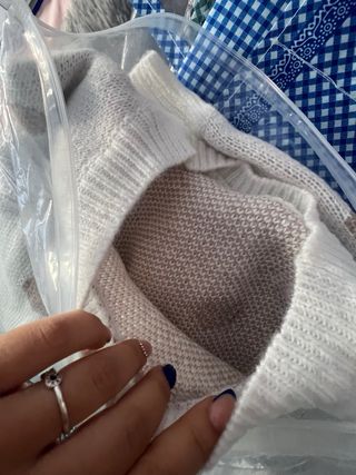 Jersey chica corazones oro y blanco