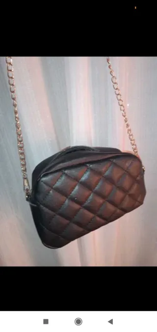 Bolso elegante beige y multicolor