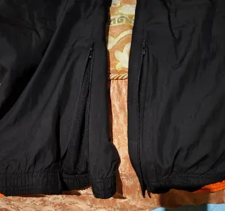 Pantalón Adidas Vintage Negro Naranja