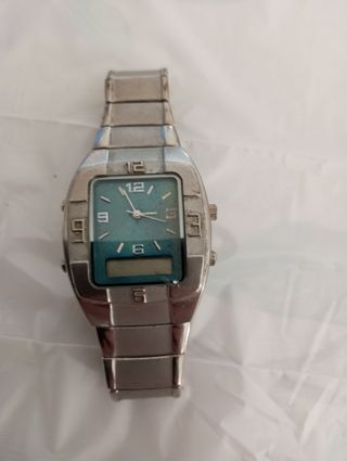 Reloj Louis Valentin Hombre Plata/Azul