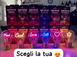 Lampadine Smartj Light Words