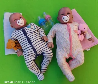 Carrito Gemelar Muñecas Reborn