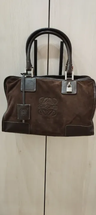 Bolso Loewe Ante Marrón