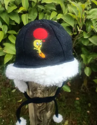 Gorro de lana con orejeras y Tui-Tui