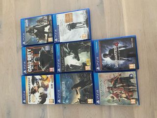 PS4 Slim 500 GB + Mando Rojo + 24 juegos