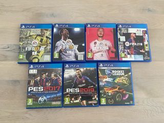 PS4 Slim 500 GB + Mando Rojo + 24 juegos