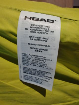 HEAD WORLD CUP REBELS