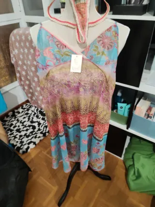 Camisón con tanga talla única