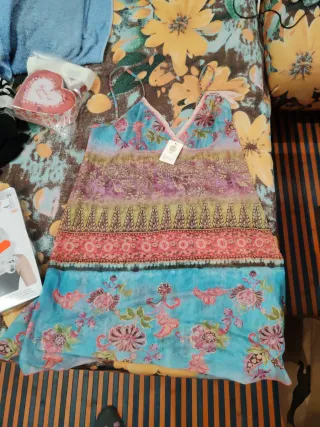 Camisón con tanga talla única