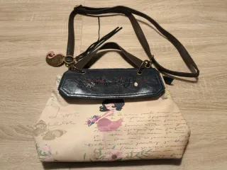 Bolso estampado bailarina y flores