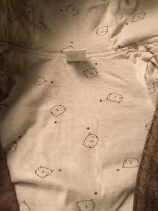 Buzo bebé invierno peluche, 50 cm