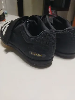 Zapatillas Atletismo Adidas Negras Blancas