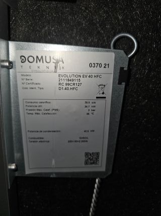 Caldaia condensazione e accumulatore