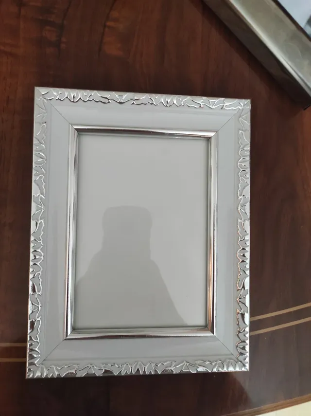 Marco de fotos plateado