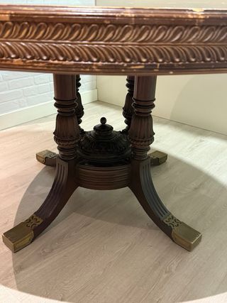 Mesa extensible de madera