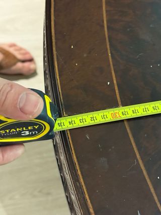 Mesa extensible de madera