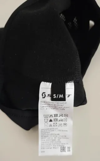 Máscara SCOTT Negro cortavientos