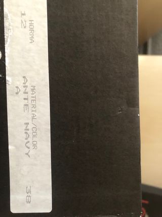 Zapatos de piel de color azul de Lorena