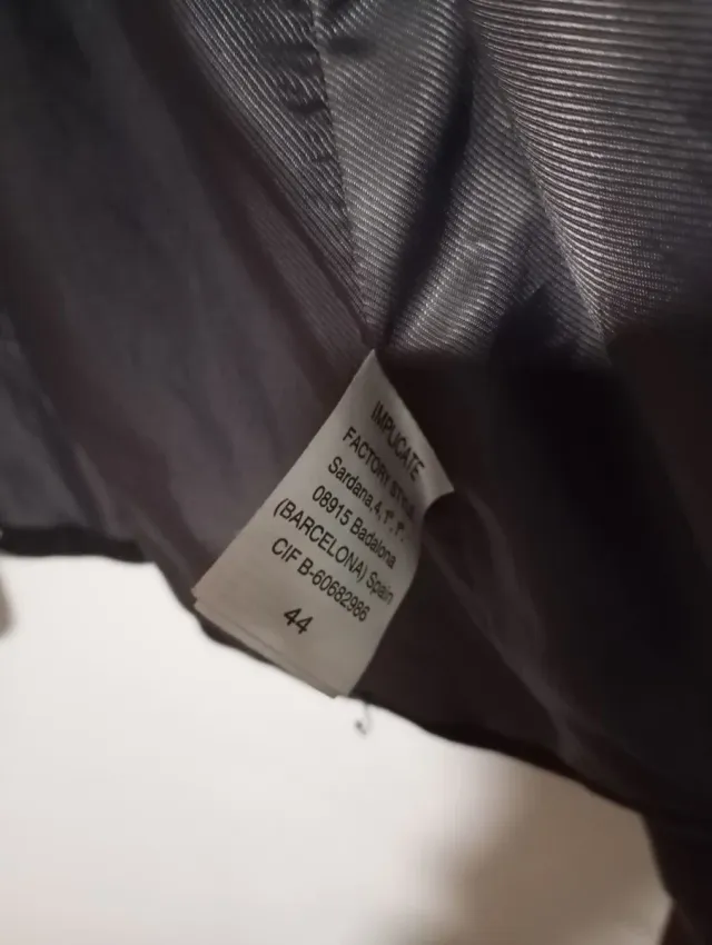 Chaqueta micropana gris