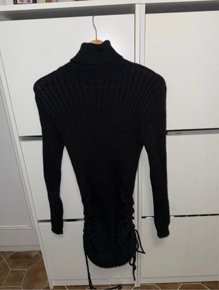 Vestidos de punto cuello alto