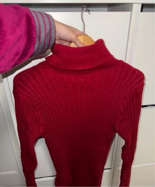 Vestidos de punto cuello alto