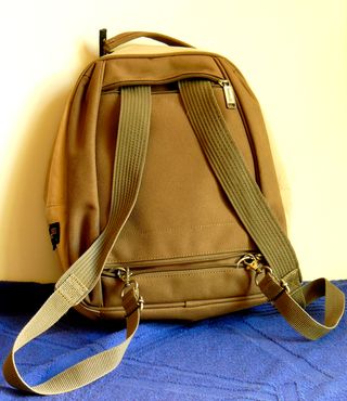 Mochila pequeña Reebok beige y marrón