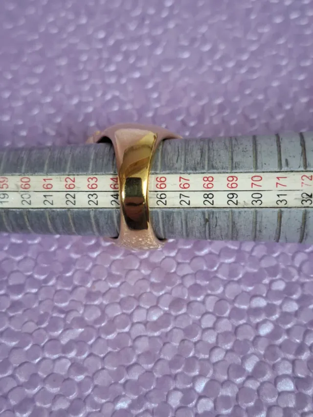 Anillo Cabeza León Chapado Oro Antialérgico