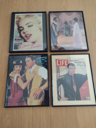 4 Cuadros cine clásico