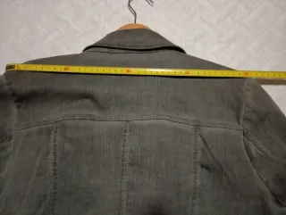 Blazer vaquera mujer gris