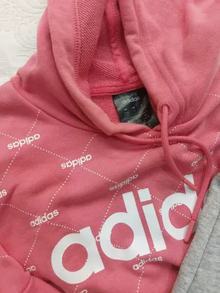 Chándal Adidas Rosa y Gris Talla M