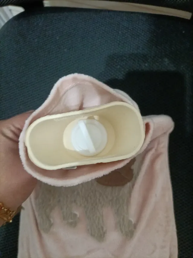 Bolsa de agua caliente con funda de peluche