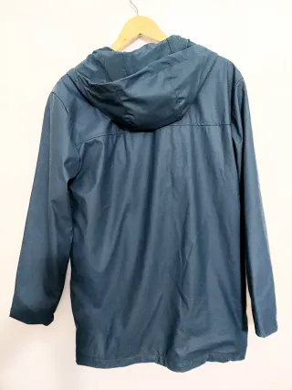 Chubasquero azul cobalto talla M