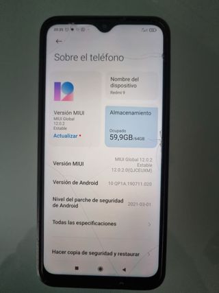 Móvil Xiaomi Redmi 9 64GB