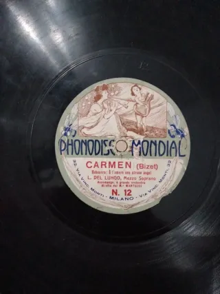 Lote 4 Discos Vinilo 78rpm Clásica/Ópera