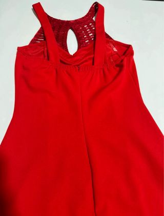 Abito rosso con paillettes