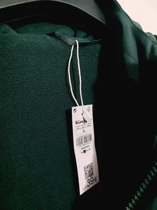 Chubasquero verde oliva Talla L