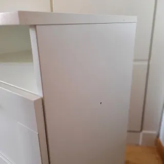 Cómoda Ikea 2 cajones blanca