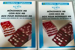 Bandejas Leuchtturm Numis 21,5mm y 27,5mm