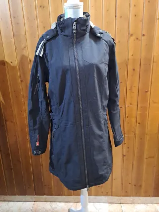 Abrigo Marie Lund Mujer Negro