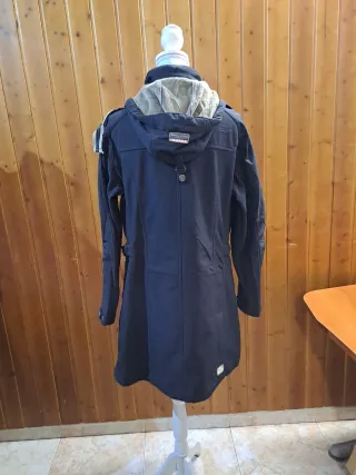 Abrigo Marie Lund Mujer Negro