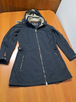 Abrigo Marie Lund Mujer Negro