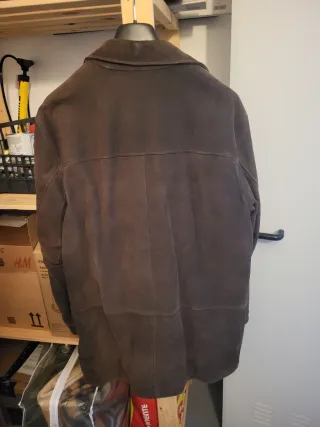 Casaco Camurça Natural Nubuck Castanho