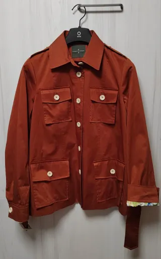 Trench Corto Roberto Verino color teja